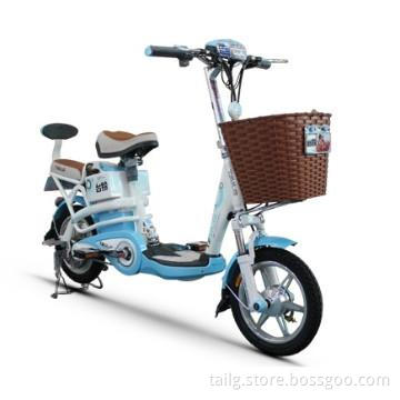 Simple powder green electric bike for export